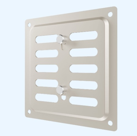 1717MER Beige ERA Решетка вентиляционная MER регулируемая 175х175 окраш.сталь Beige